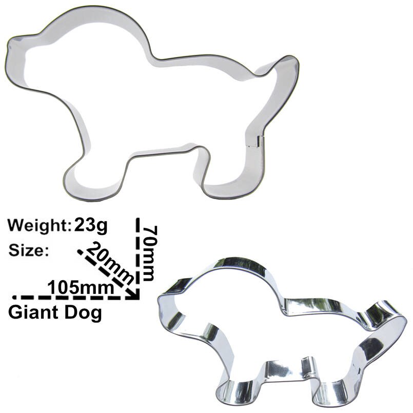 Coupe-biscuit en acier inoxydable, forme d&#39;animal de dessin animé, machine à gaufrer, pour le gaufrage, le sirop, le chocolat, moule de cuisson