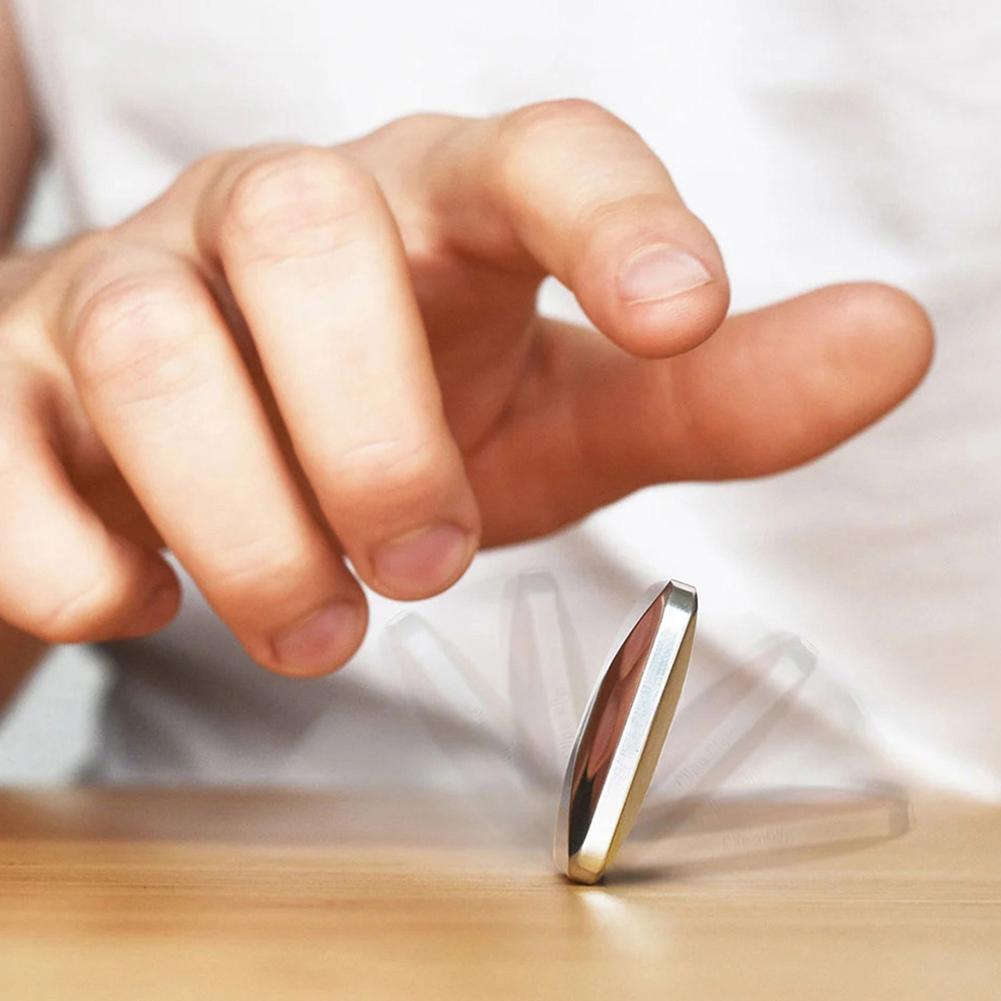 Kinetic Skill Toy Stress Relief Toys Oddly Satisfying Desk Toy Precision Machined Out Of Solid Metal Flipping/Rolling/Falling