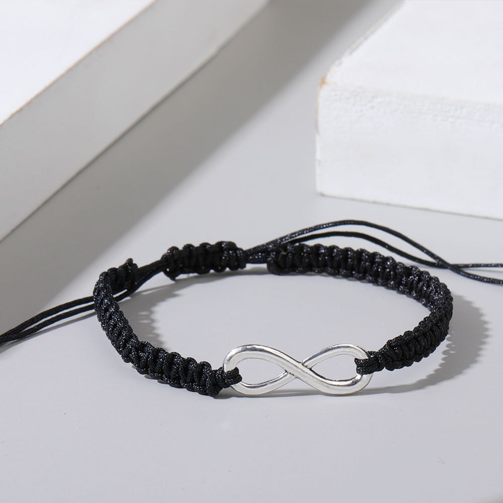 Heißer 8-charakter Glück Armbinde für Frauen Männer Hand-gewebte Armbänder für Paare Freundinnen Schmuck armbänder