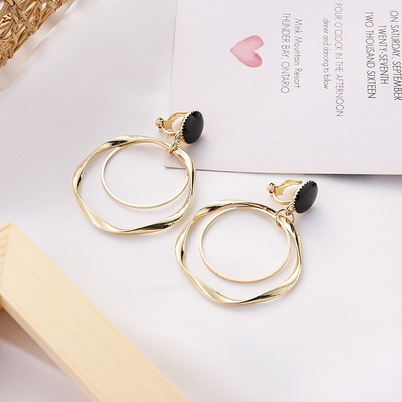 Zilveren Stainless Statement Strass Oorbellen