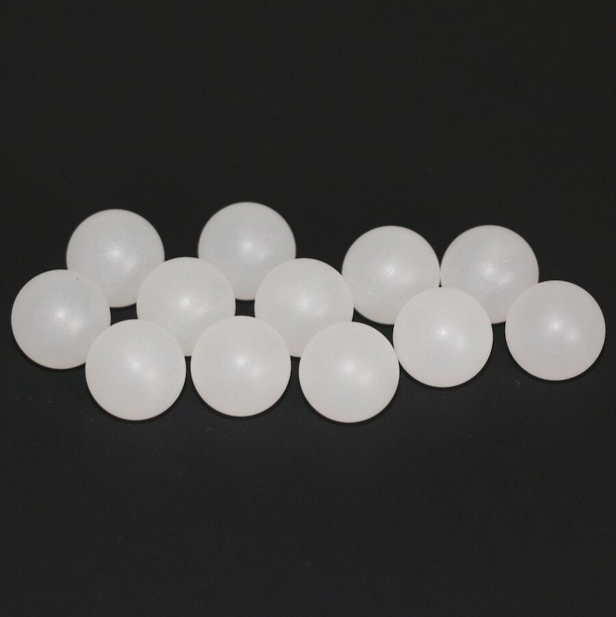 20mm 10 stk polypropylen (pp) plastkugle solide præcisionskugler til kugleventiler og lejer