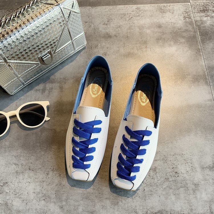 Kvinder sko dame bløde flade sko kvinder outdoor walking sneakers kvinder casual sko zapatos de muje: B lu / 35