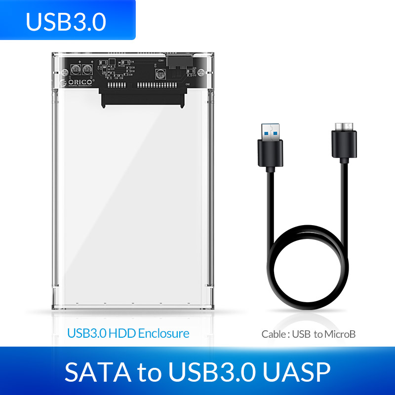 Boîtier de disque dur externe - WHITE - 2.5 pouces - 2 To - USB 2.0