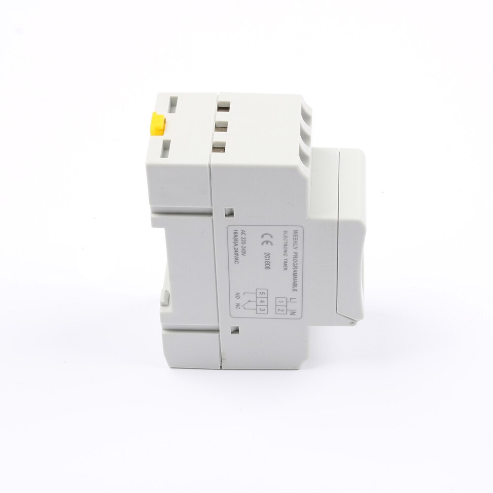 No Lock time switch Power Weekly Programme Electronic Timer Switch Digital TIMER 220V 110V 12V 24V Din Rail Mount tp8a16
