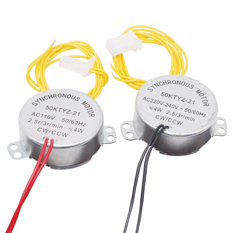 1 Pcs Incubator Automatische Ei Draaien Motor AC220V Of AC110V Synchrone Motor 2.5/3r/Min Cw/Ccw 50KTYZ-21 Boerderij Kip
