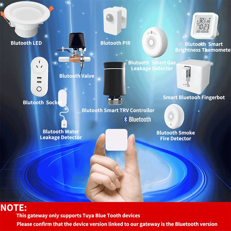 Tuya Smart Gateway Hub Bluetooth-kompatybilny dla inteligentnego domu pracy z Alexa Google Home nie obsługuje protokołu Zigbee
