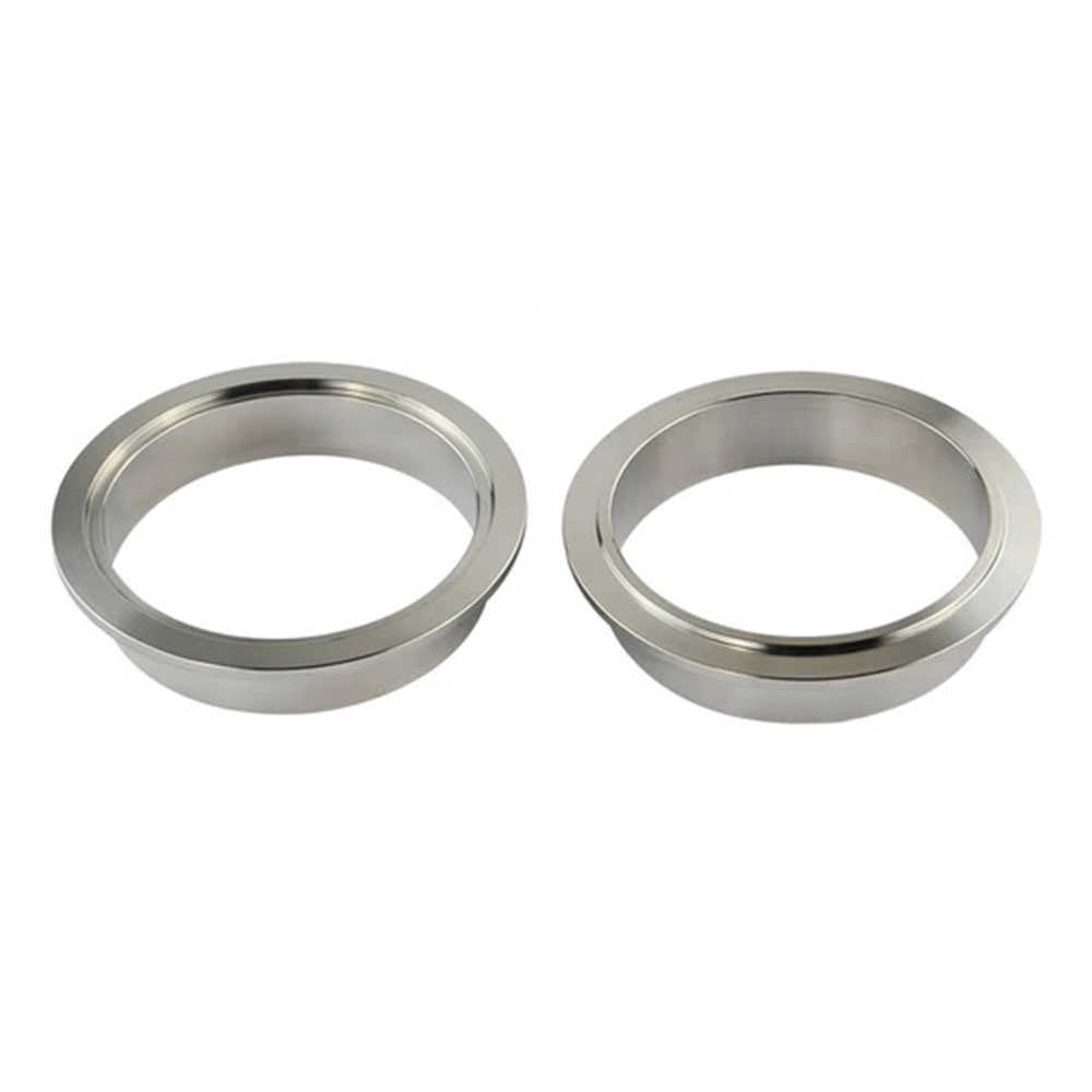 Stainless Steel Auto exhaust pipe Quick opening V band Clamp Male Female Exhaust Flange kit self align Quick release V-band set