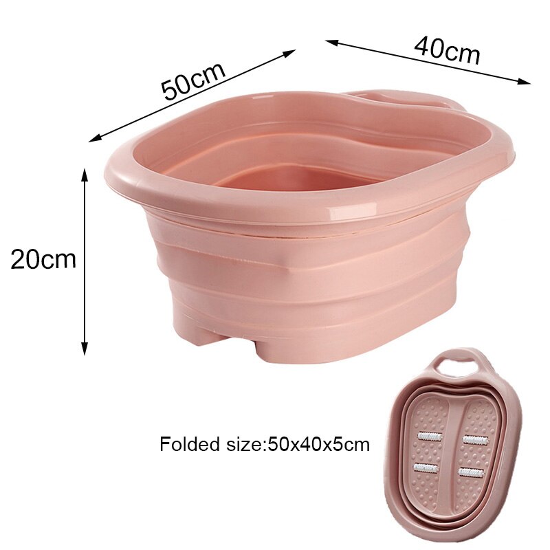 Przenośne wanny składane stóp moczenie wiadro piany masaż wiadro gospodarstwa domowego sauna wanna Pedicure wanna plastikowe składane