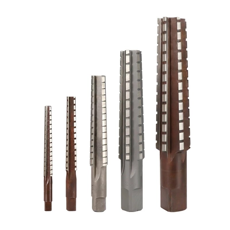 Bozzh Hand Ruimers 2Pcs MT0/MT1/MT2/MT3/MT4 Staal Fijne/Ruwe-Edge morse Conus Ruimer Voor Frezen Afwerking Cutter Tool