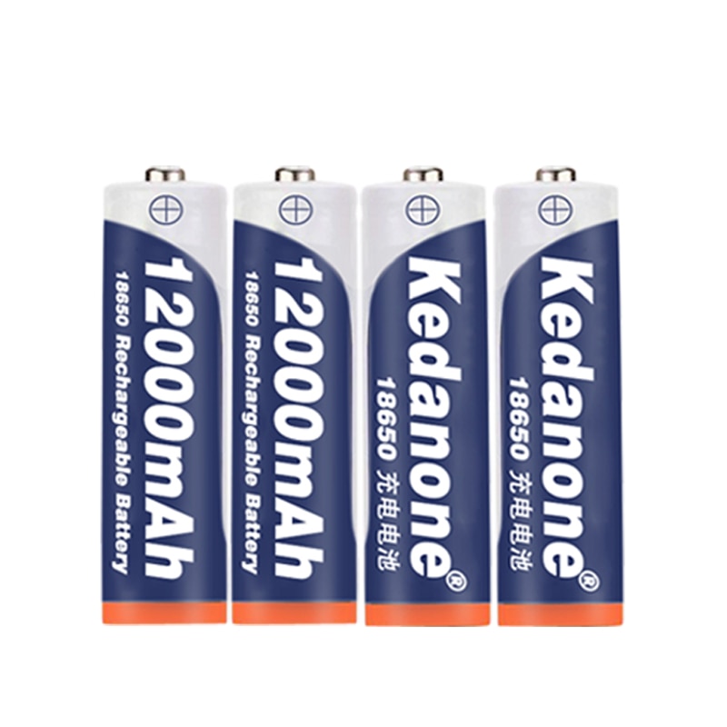 18650 batterij 3.7 V 12000 mAh oplaadbare li-ion batterij voor Led zaklamp batterij 18650 batterij + USB lader