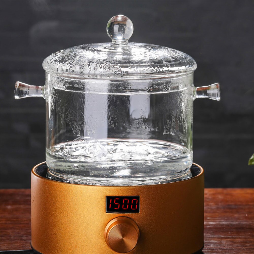 Durable Glass Cooking Pot Multi-function Open Fire Heating Health Stew Pot Instant Noodle Pot Noodles Bowls for Home Kitchen Res