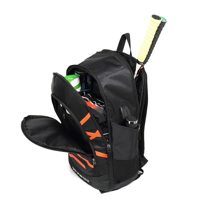 sporttas rugzak schouders Mannen en vrouwen modellen 3 sticks multifunctionele dikke badminton racket tas rugzak