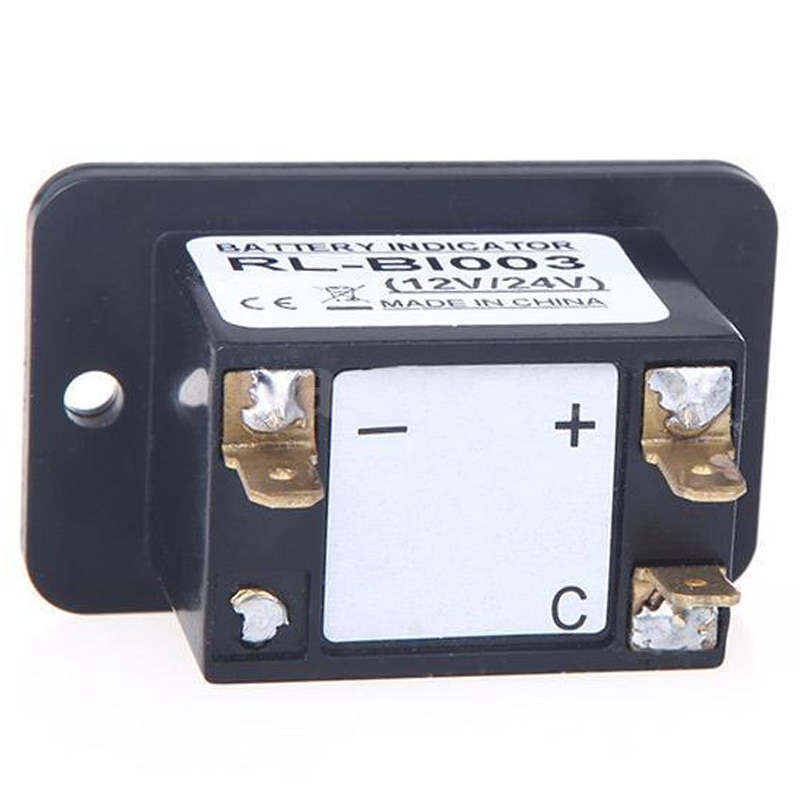 Battery Status Charge Indicator Monitor Meter Gauge LED Digital 12V & 24V UK
