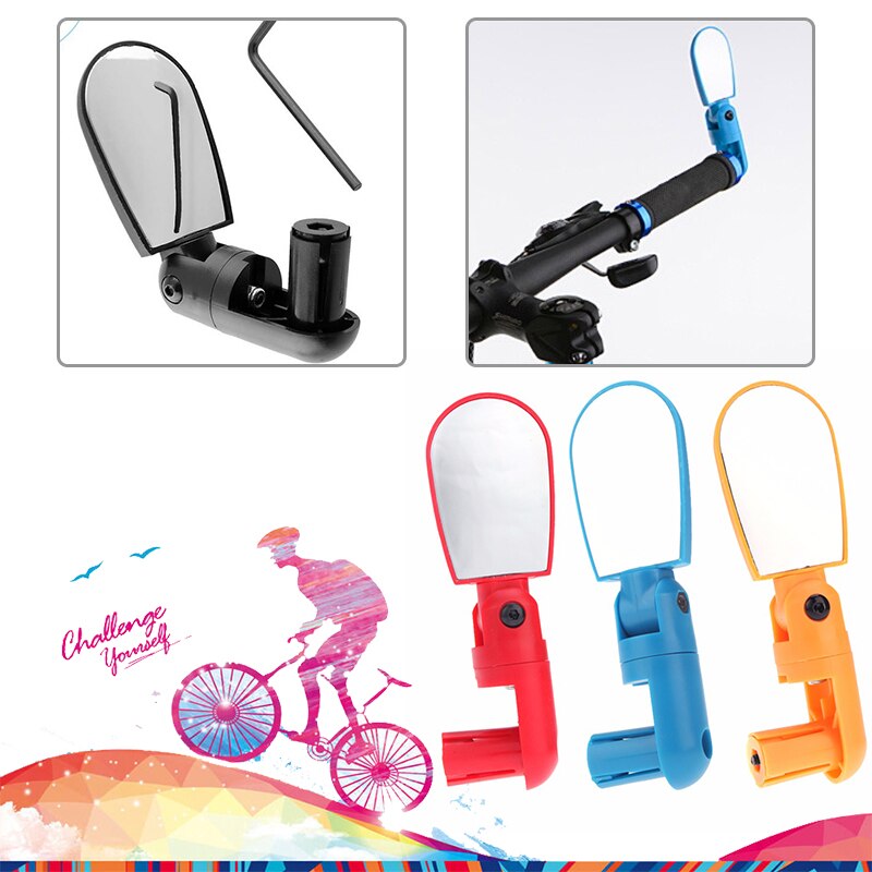 Bicicletta Specchietto retrovisore Universale Regolabile montagna bicicletta Manubrio Della Bicicletta Aereo Specchietto retrovisore Riflettore Della Bicicletta Attrezzature