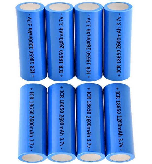 Antirr Original 18650 2600 mAh batterie rechargeable 18650 Li ion 3.7 v ICR batterie Rechargeable pour batterie samsung 18650: 8pcs