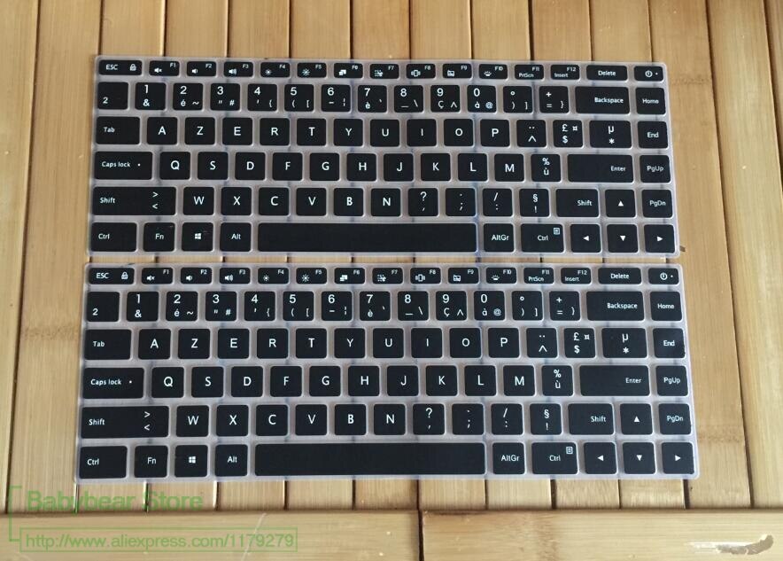 Powforward French clavier azerty Silicone Laptop Keyboard Cover For Xiaomi Mi Redmibook Notebook 16 Skin Protector Francaise