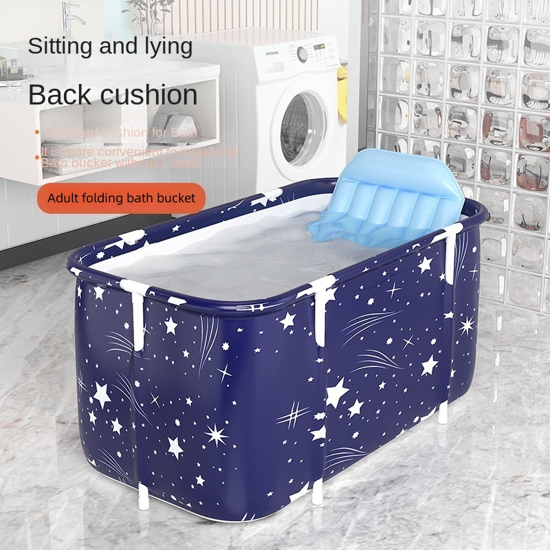 Foldable Bathtub Portable Adult Child Bath Tub Large Capacity Lightweight Bathtub For Home Travel Camping Bathroom Storage