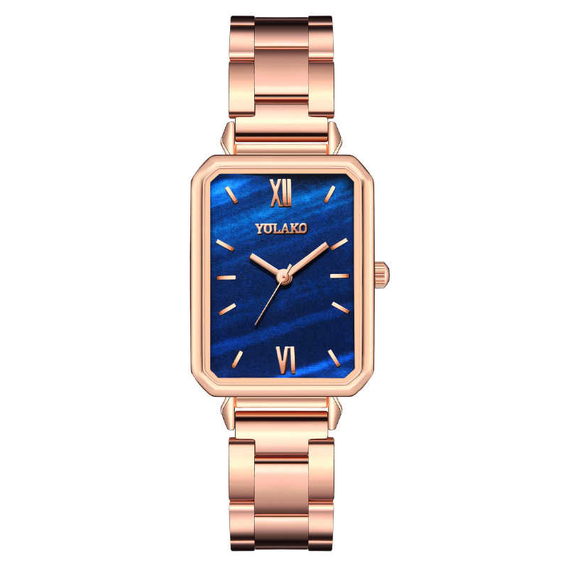 Reloj de pulsera cuadrado verde clásico para mujer, reloj de pulsera pequeño Retro, reloj de cuarzo informal para mujer: Grey
