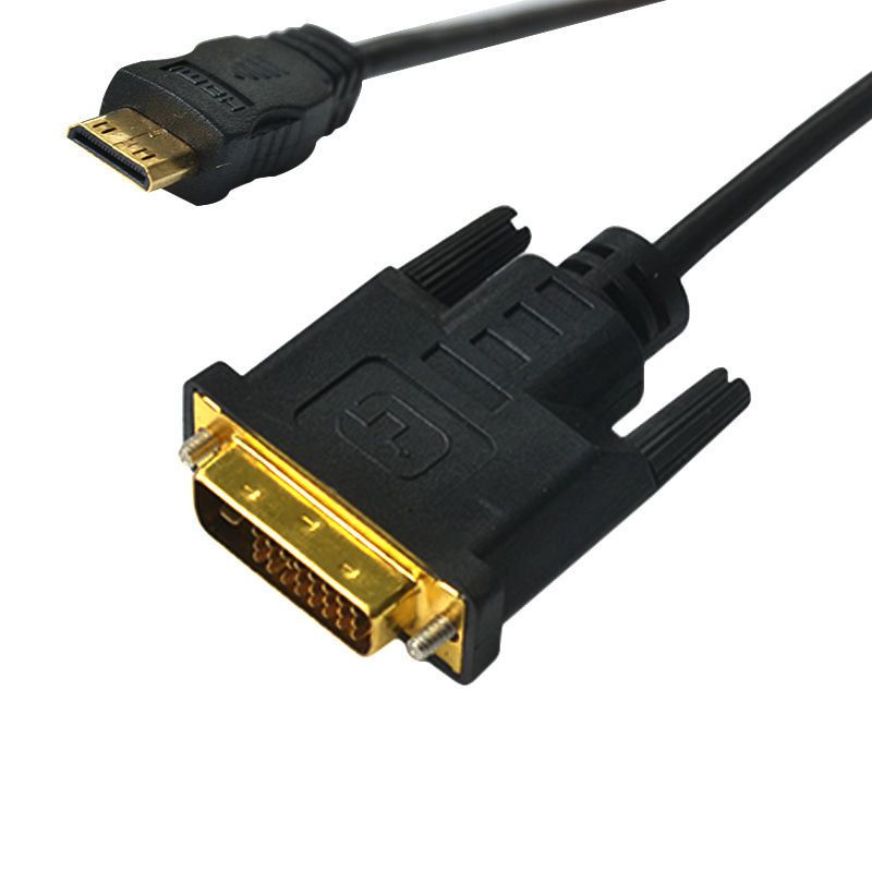 Mini HDMI-compatibel met DVI 24+1 openbare verbinding Mini HDMI-compatibel met DVI High-Definition-verbindingskabel 0,3 m-3 m