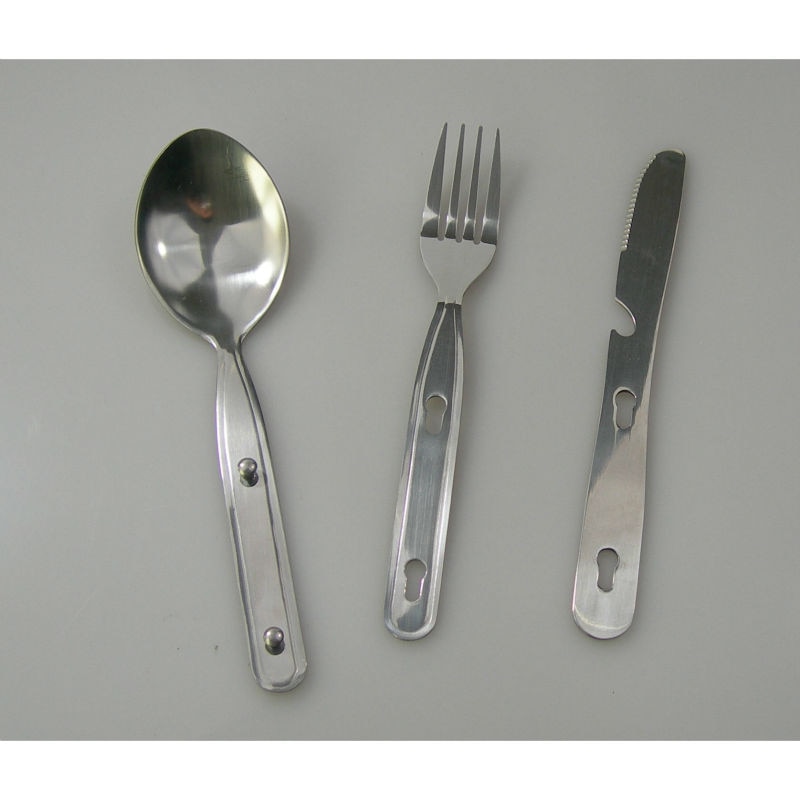 3 st Rvs Chaw set grote lepel/diner set/cutterly set