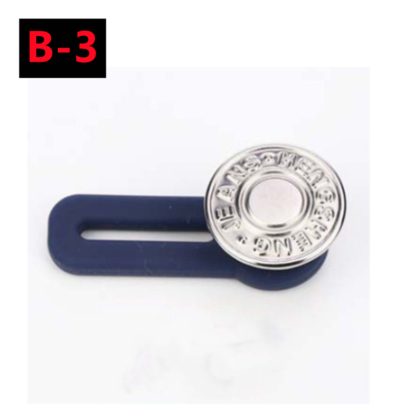 Extensor de botón de Metal para pantalones vaqueros, costura gratis, extensores de cintura retráctiles ajustables, expansor de cintura con botón, 10/5/1 ud.: 4 # / Cobre