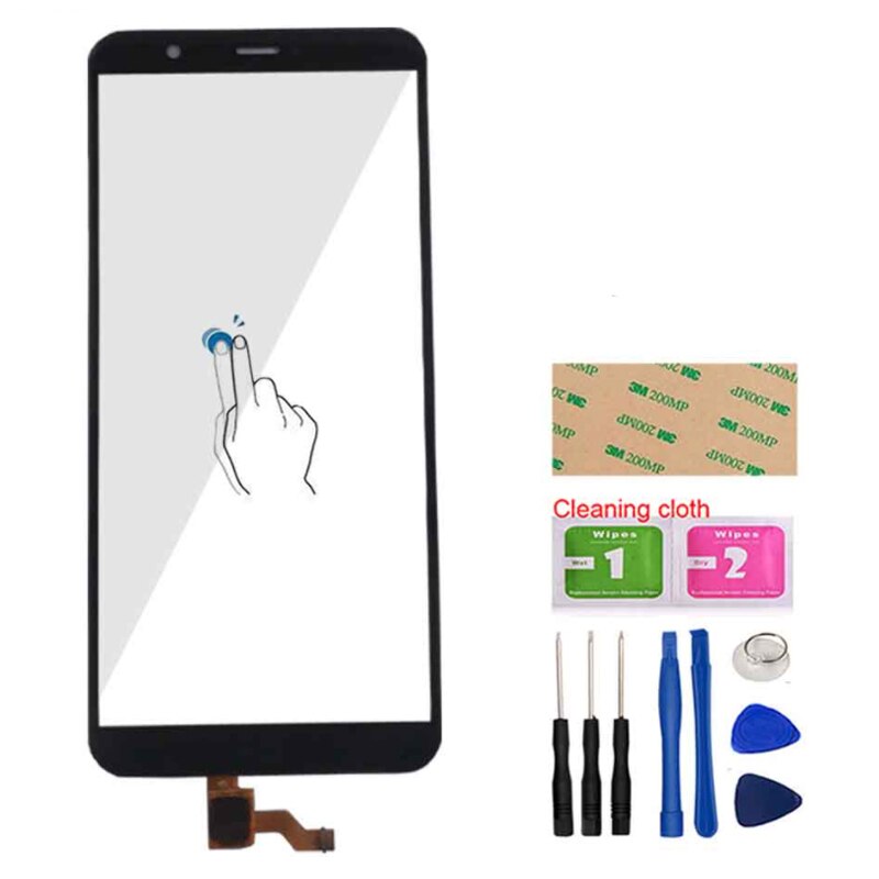 Touch Screen Digitizer For Huawei P Smart FIG-LX1 FIG-L21 FIG-L22 Panel Front Glass Sensor +Tools