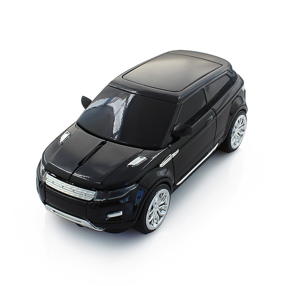 Ergonomic 2.4Ghz Wireless Mouse 3D Cool SUV Sports Car Mouse USB Optical 1600DPI Gaming Mice For PC Laptop Desktop Computer: black