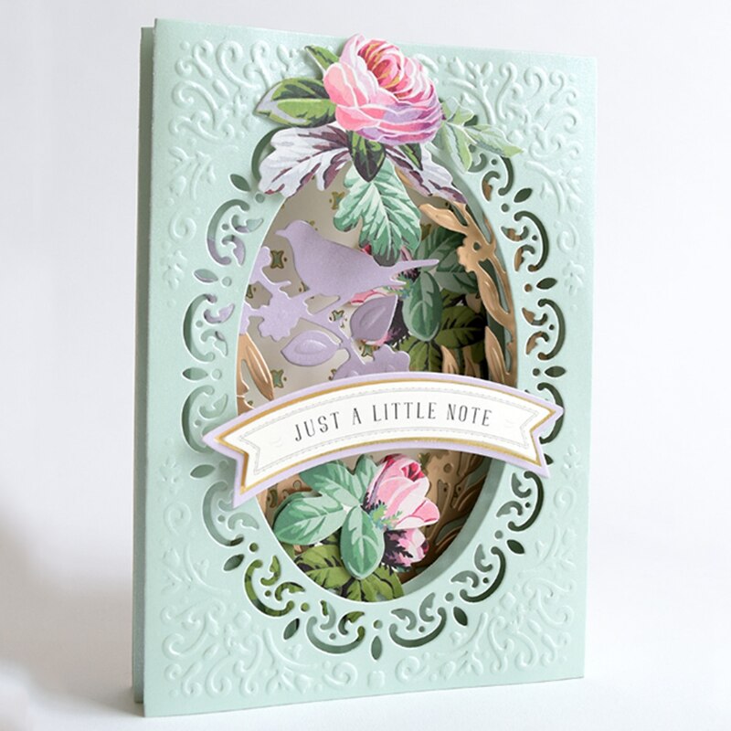 Panalisacraft grote bloemenlijst metalen snijmallen stansen scrapbook album papier kaart knutselen reliëfdruk