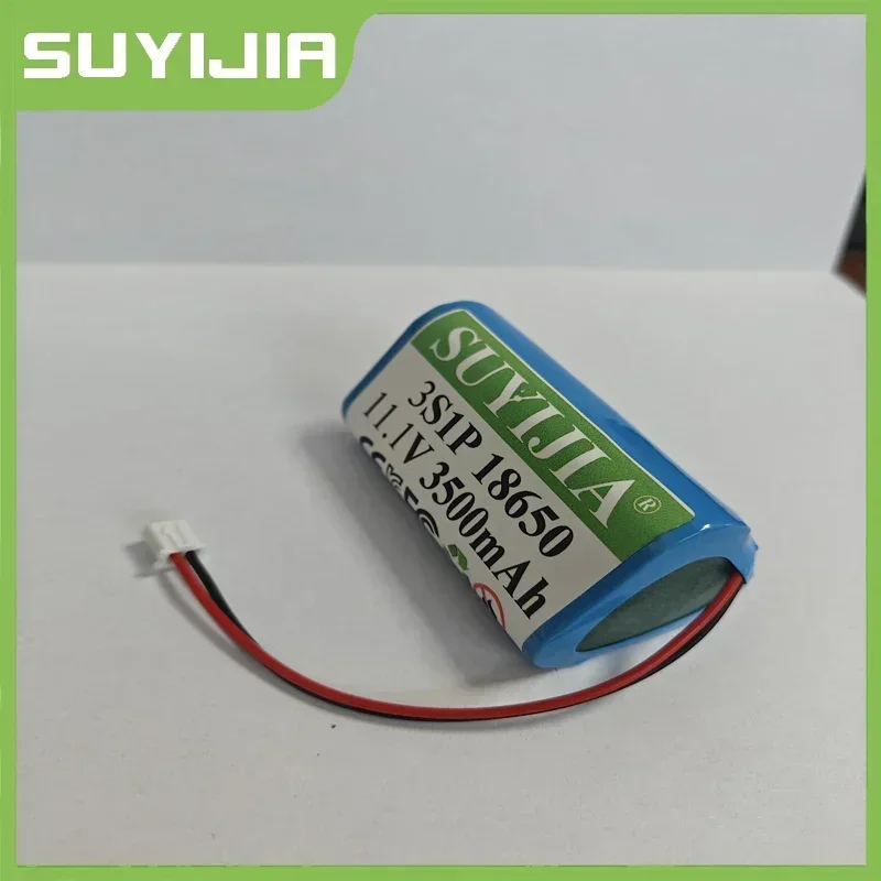 18650 3S1P 12V 3500mAh rechargeable lithium battery pack built-in BMS Bluetooth flashlight game board wireless monitoring device