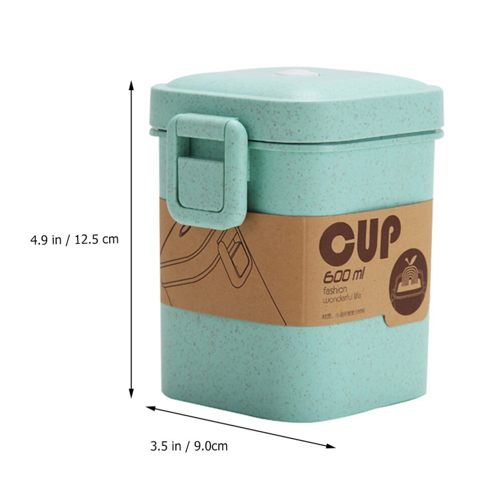 Sealed Soup Cup Practical Mug Anti-scald Porridge Cup Leakage-proof Milk Cup