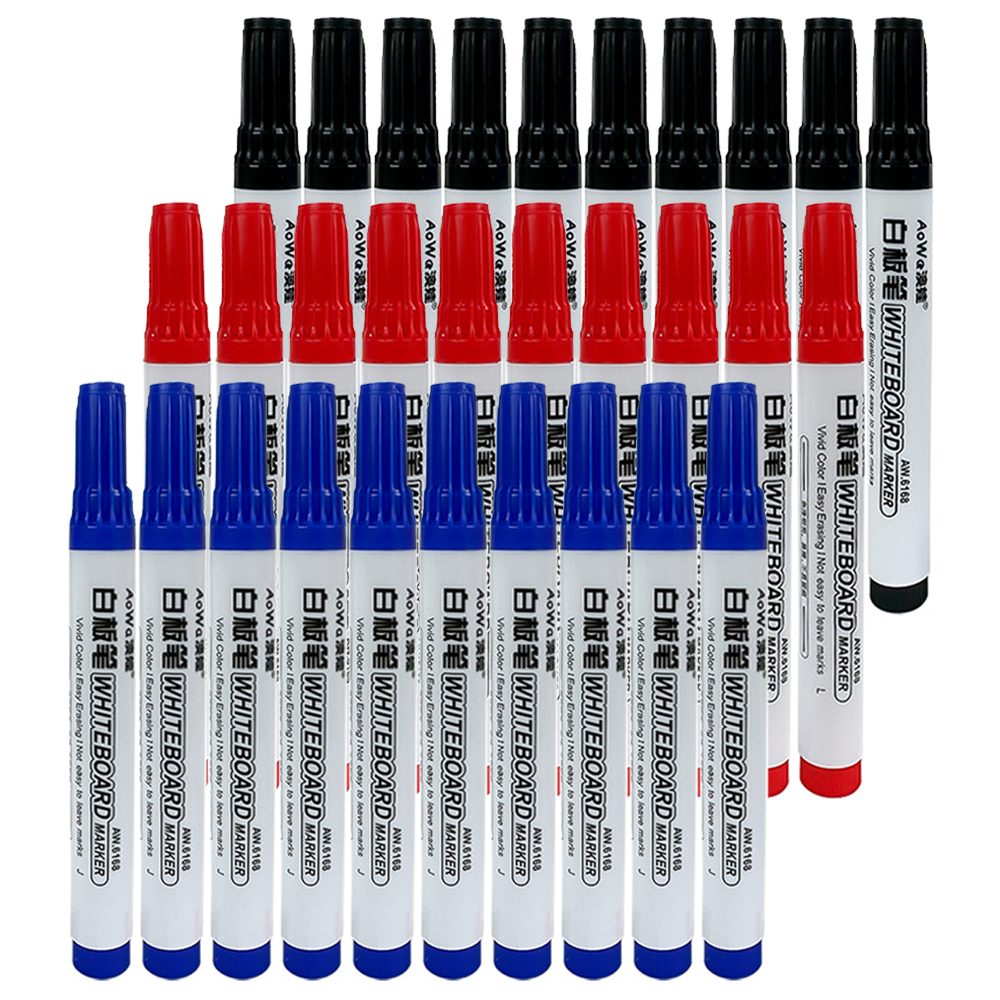 Suddbar Magnetisk Whiteboard Penna - 13.3cm - 10 Pennor/Box - Skola Kontor Konst: Ljusgul