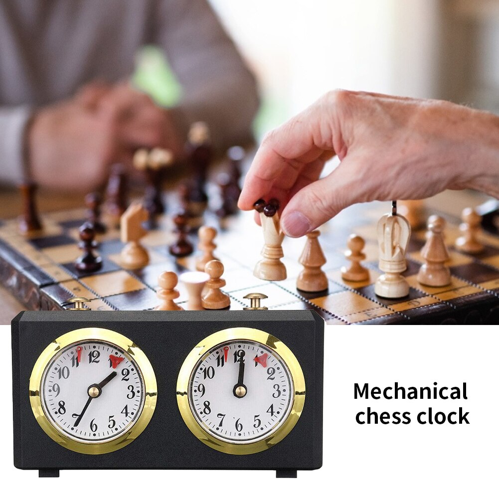 Schaakklok Timer Mechanische Schaakklok Vintage Game Timer Count Up/Down Draagbare Voor Schaakspel