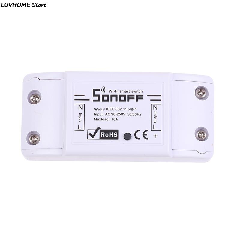 Sonoff Basic Wifi DIY Smart Wireless Remote Switch Light Controller Module Work With Alexa Google Home EWeLink