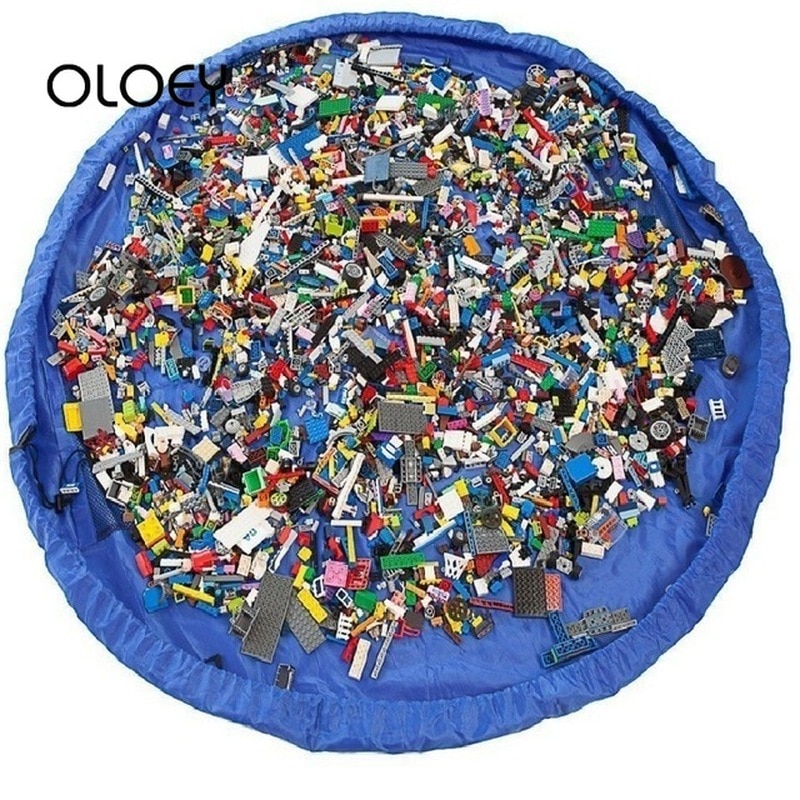 Bolsa de almacenamiento de juguetes de niño para niños, bolsa de almacenamiento de juguetes, alfombra, alfombra, organizador, cesta, cajas para mantas de gran capacidad, bolsa de almacenamiento de Juguetes