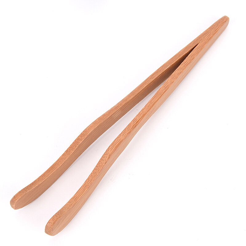 Houten voedselklemmen toasttang broodrooster spekklem suiker ijs thee tang salade keukenklemgereedschap