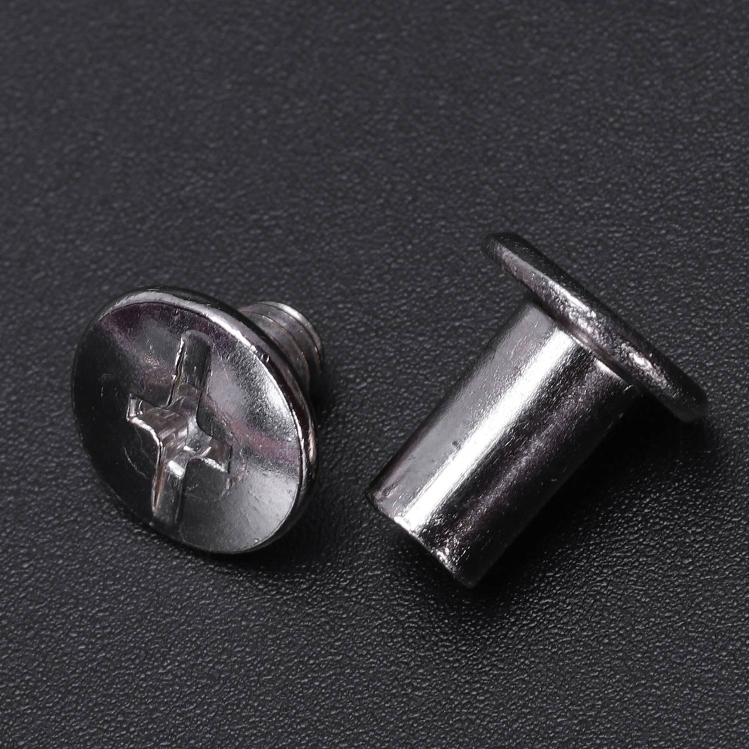 Scrapbook 5mm x 8mm Nickel-plated Binding Post Screw 10pcs