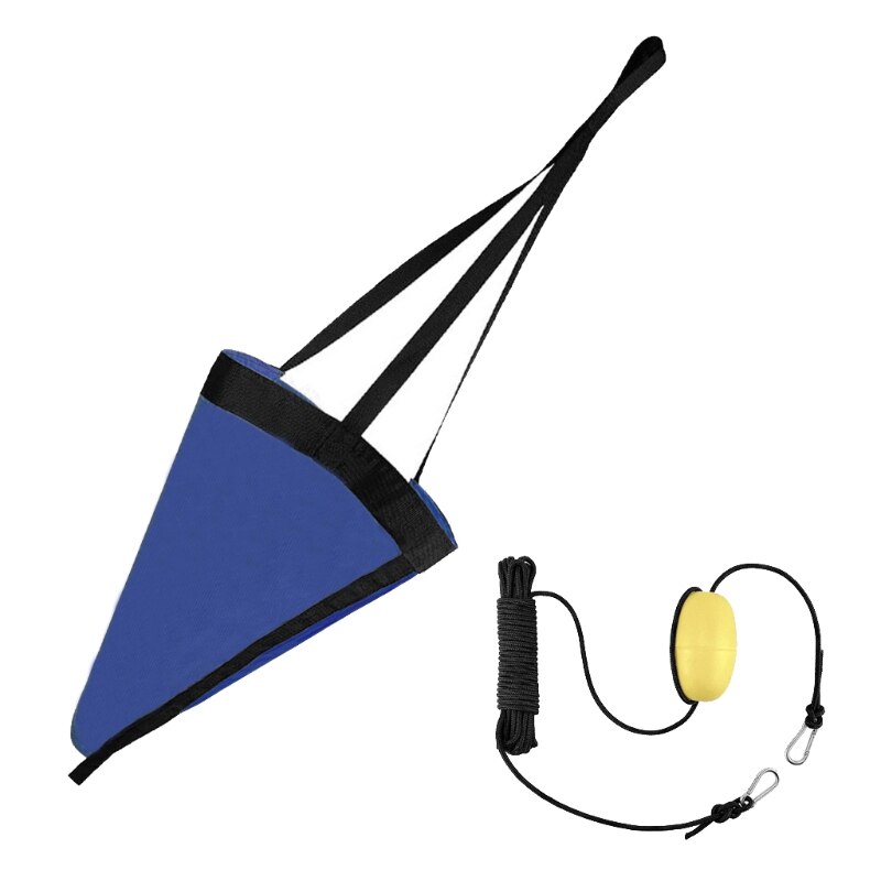 PVC Kayak Drift Anchor Rowing Boat Traction Rope Marine Floating Buoy Ball Kit Sea Drogue Anchors Canoe Accessories
