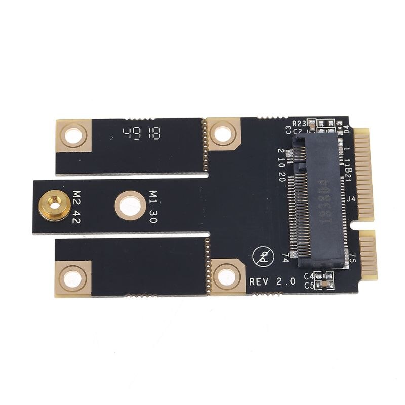 M.2 2242 to Mini Pcie 3G 4G Adapter for SIM Card Slot for EM7355 MU736 Kit PXPA