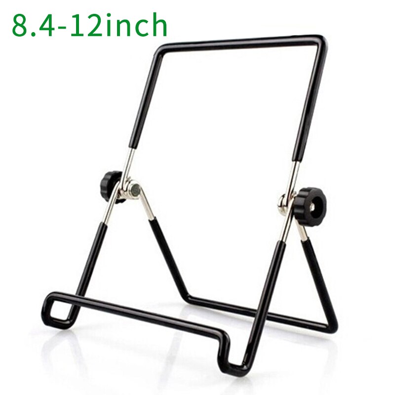 Opvouwbare universele tablethouder voor ipad 6 12 inch houder tabletstandaard verstelbare bureausteun flexibele metalen telefoonstandaard: 8.4-12 inch lang