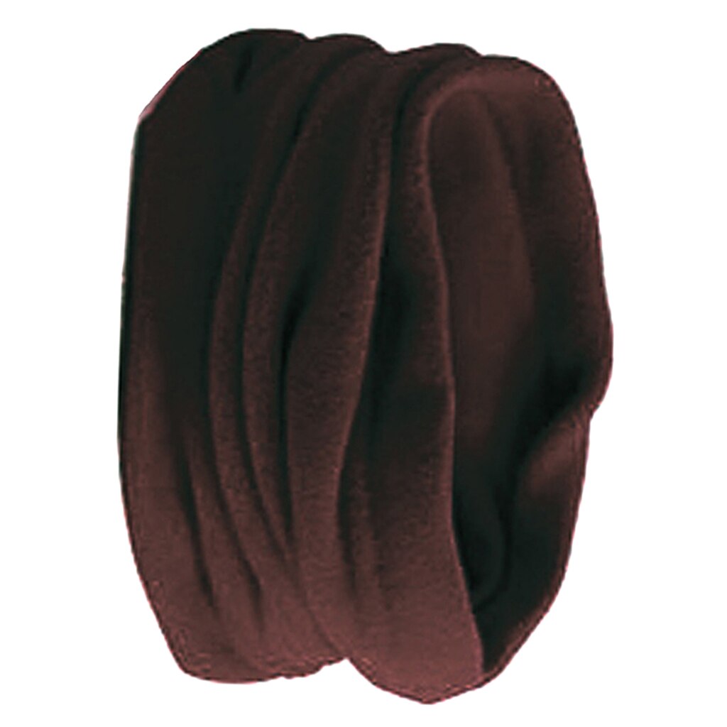 Winter Polar Fleece Man Women Scarf Ring Trendy Neck Warmer Comfy Snood Scarf Ski Motorbike Mask Warm Hat: Coffee
