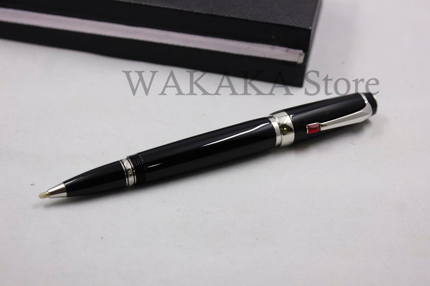 Luxury Wakaka mon stone Roller Gel pen roller ball blanc ink pen
