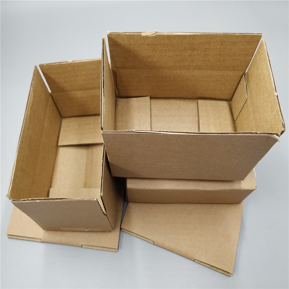 13*8*9cm 50 stücke bunte verrotten rosa schwarz grün gelb kleine Karton Verpackung Kasten, wellpappe Kasten: Braun