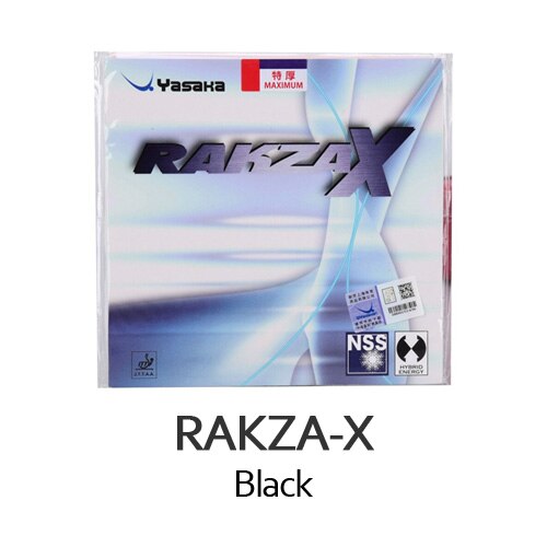 Yasaka rakza x tênis de mesa macio borracha pips-em yasaka original rakzax/rkx esponja de ping pong: RAKZA X BLACK