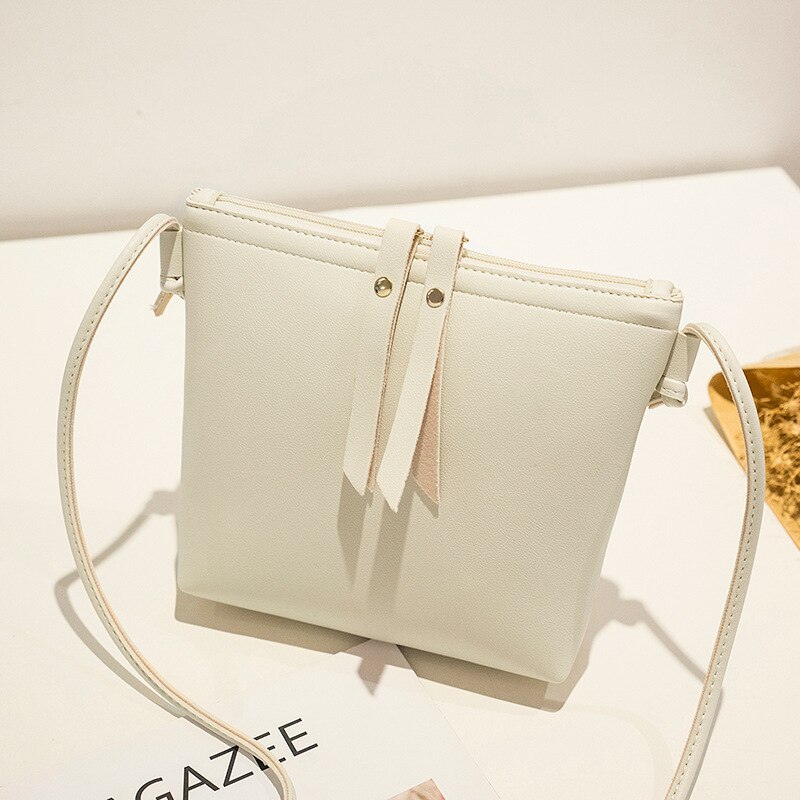 Stijl Women's Bag Mode Koreaanse Stijl Schoudertas Versitile Mode Schoudertas Eenvoudige Vrouwen Tas Clutch Handtas: Off white