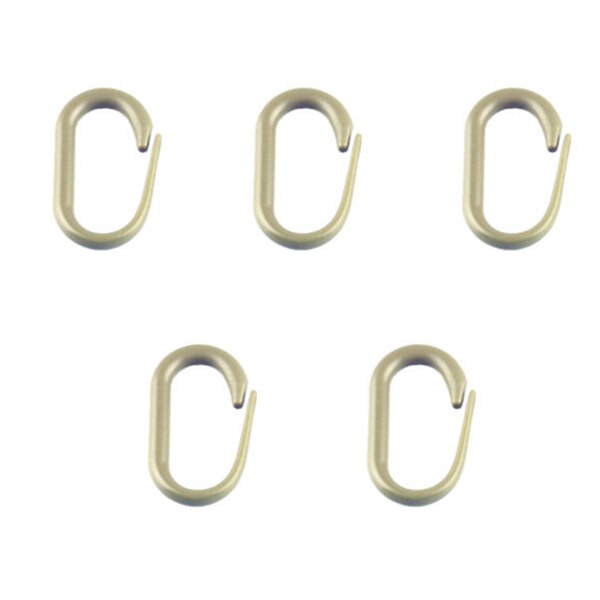 Manille mousqueton attache quickdrew Molle sangle sac à dos Camp randonnée montagne escalade boucle extérieure Snap Lock Grimlock: 5Pcs Tan