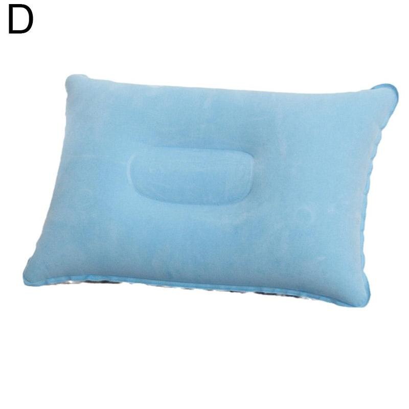 Outdoor Opblaasbaar Kussen Pvc Massaal Opblaasbare Outdoor Reizen Kussen En Zelfopblazende Kussen Hals Camping Taille Kussen: sky blue