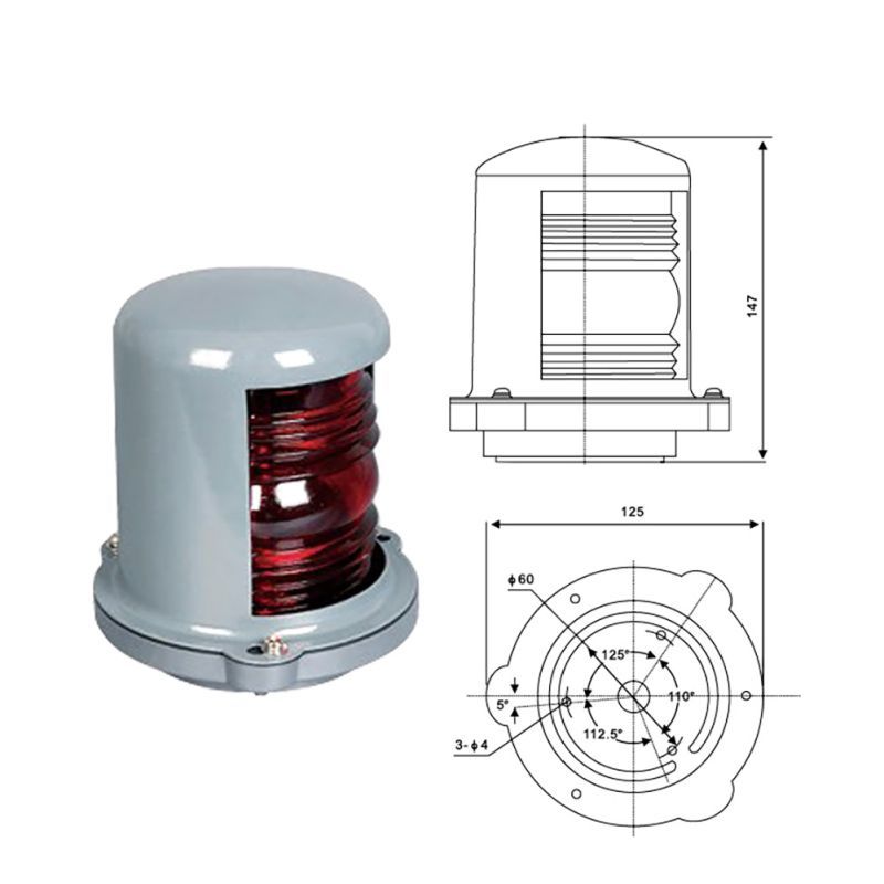 LED Navigation Lights, Used For Boats, Yachts, Port Bulbs, Night Lights, Red/green/white Contact Lights