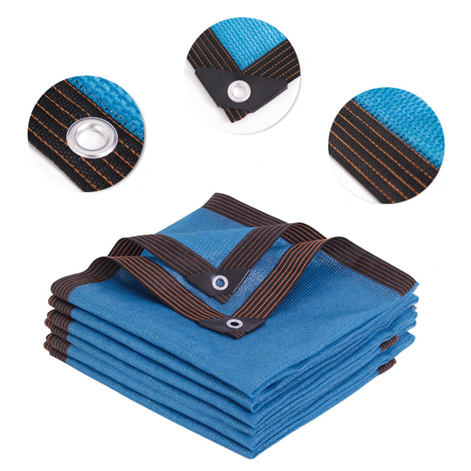 Pergola Cover Cover Canopy Shade Cloth Pergola Cover Canopy Awnings Blue Thickening With Grommets Fabric 90% Sun Shade Cloth