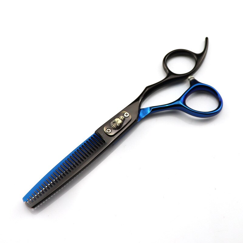 6 inch Hairdressing Scissors Wolf head Hair Stylist Flat Scissors Cutting Thinning Styling Tool Hair 6 Inch: thinning scissors