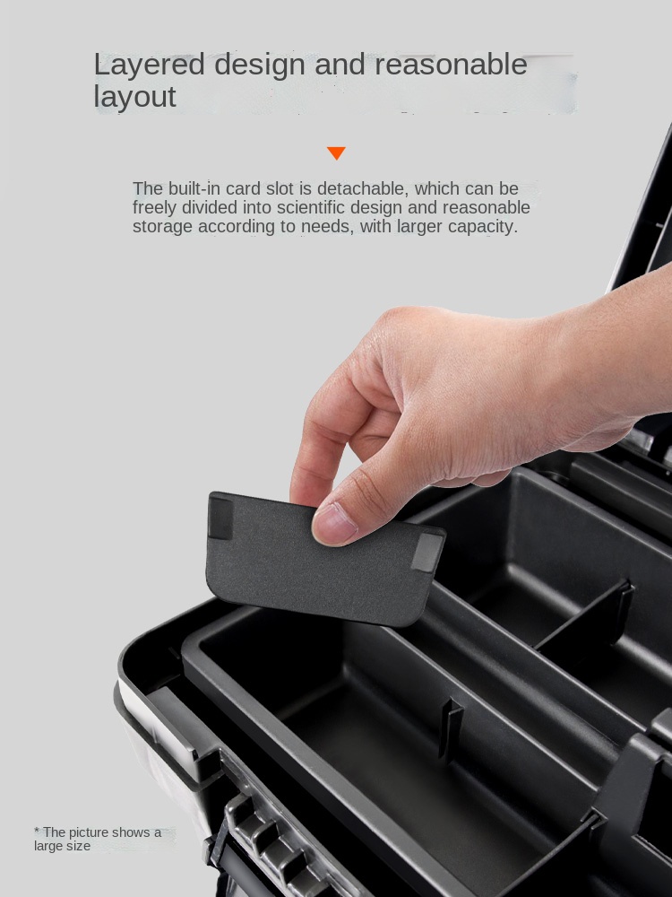 Portable Tool Box Mechanic Organizer Multifunctional Tool Box Large Workshop Werkzeugkoffer Tools Packaging XR1229